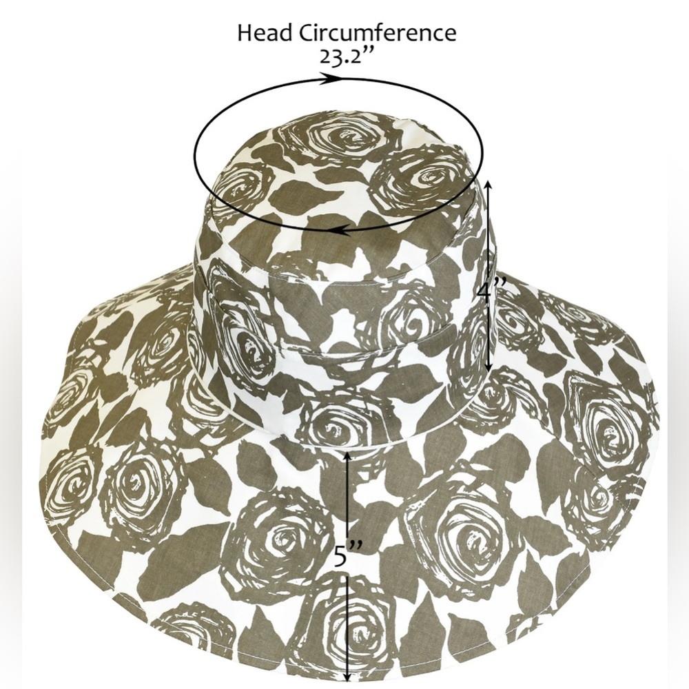 Terra | Foldable Wide Brim Sun Hat w UV Protection  | NEW with Tags 🏷️ - Picture 4 of 13